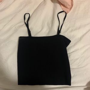 Black SEEK bandage crop top From LF